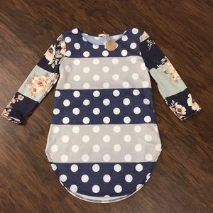 3 quarter sleeve tee